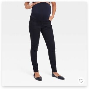 Isabel Maternity Black Skinny Jean Legging